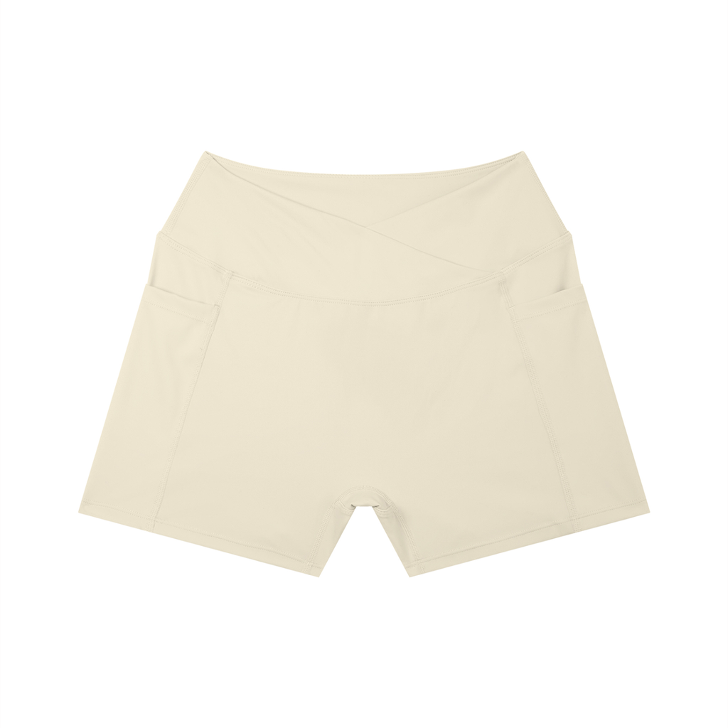 GAFAUDI Women’s High Rise Pocket Yoga Shorts