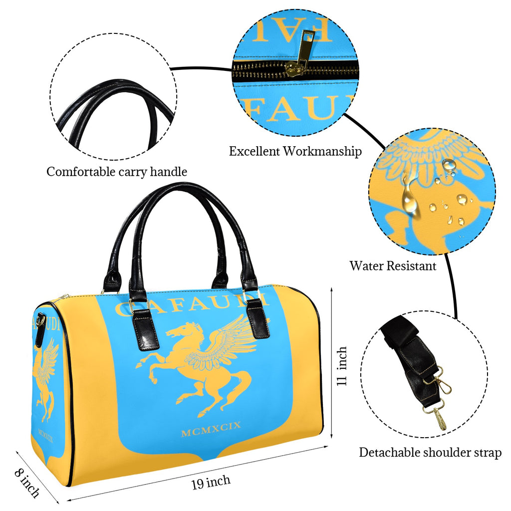 GAFAUDI Leather Travel Bag-Small