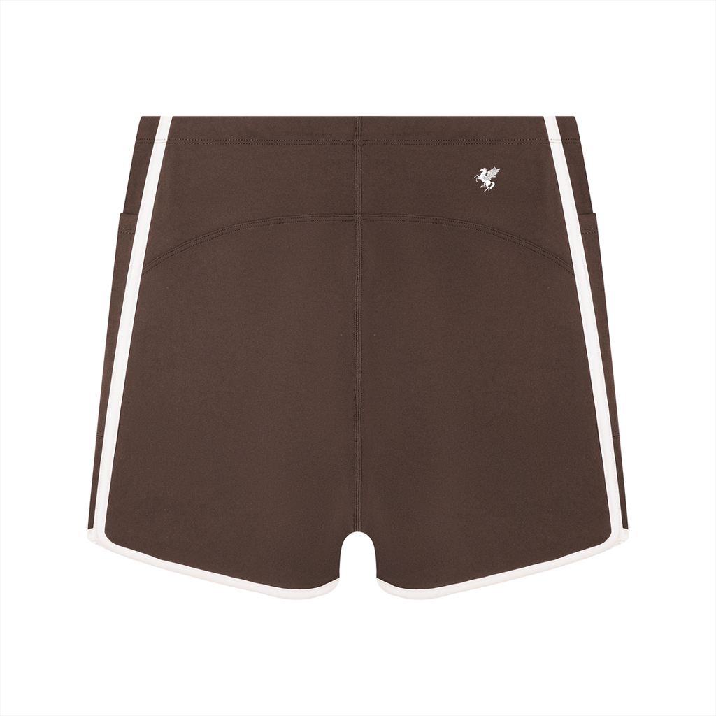 GAFAUDI Women's High Rise Color Block Yoga Shorts