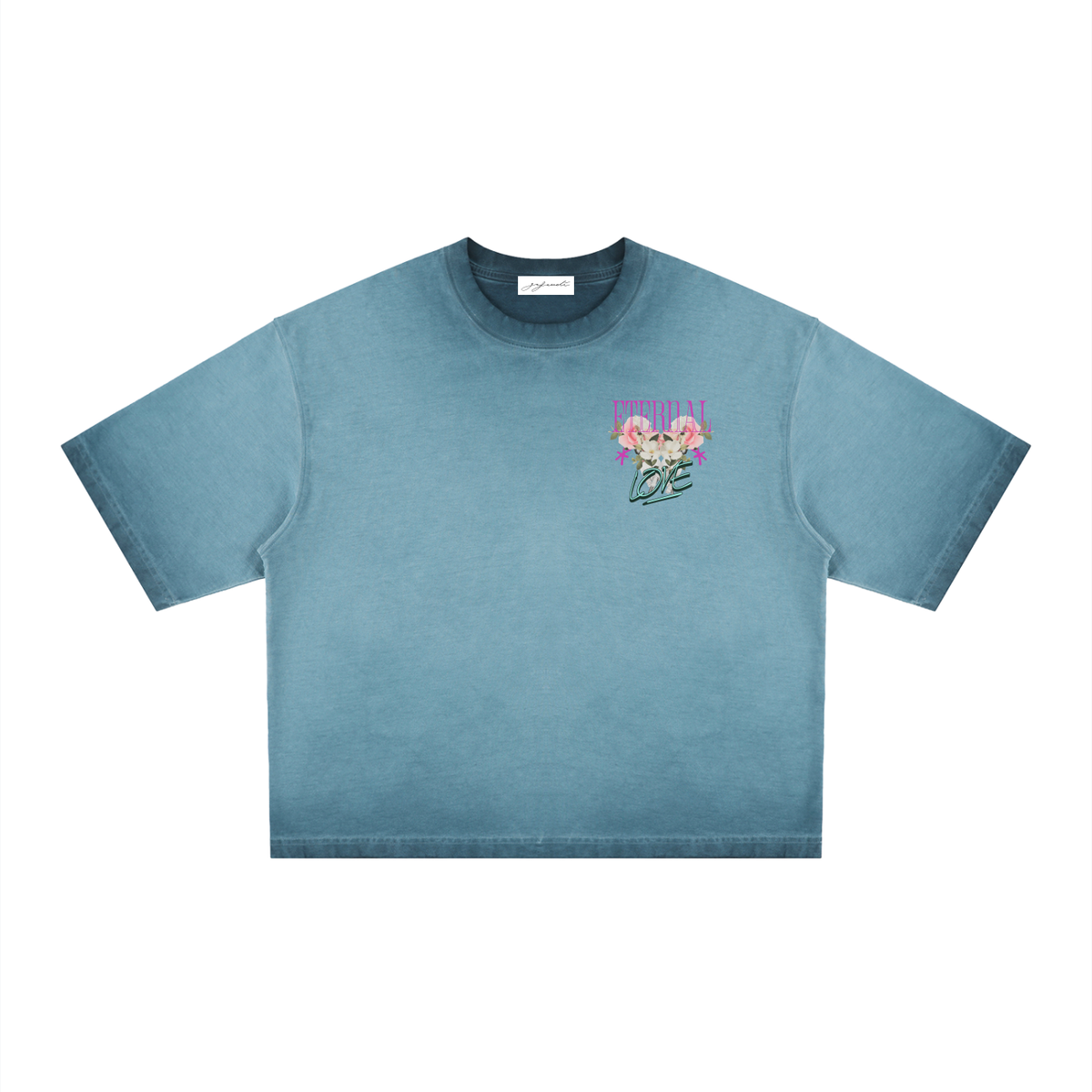 GAFAUDI Unisex Reverse Dyed Boxy T-Shirt