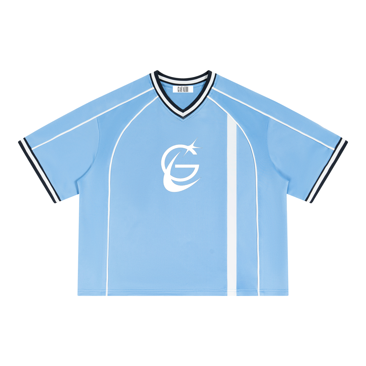 GAFAUDI "Stella Nova" Boxy V-Neck Soccer Jersey