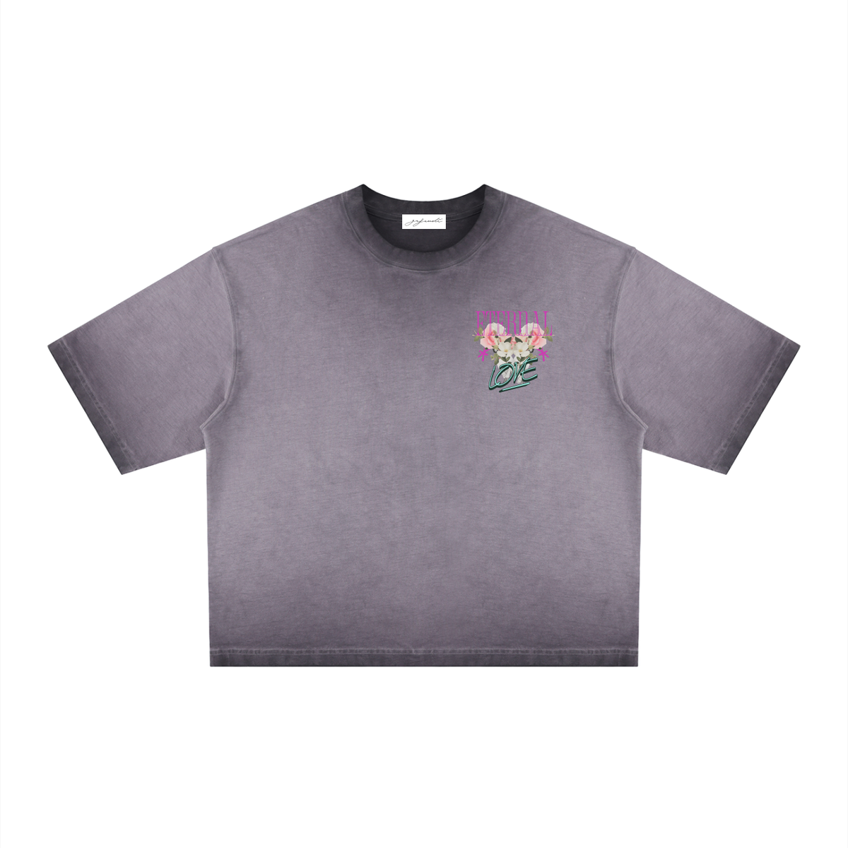 GAFAUDI Unisex Reverse Dyed Boxy T-Shirt