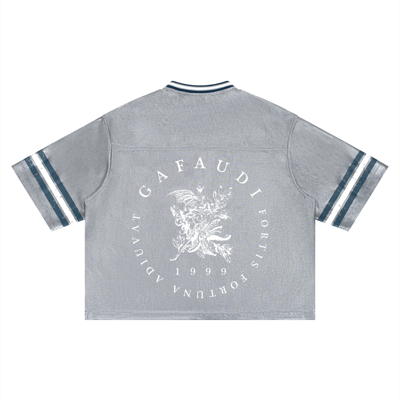 GAFAUDI Unisex Boxy Striped Soccer Jersey