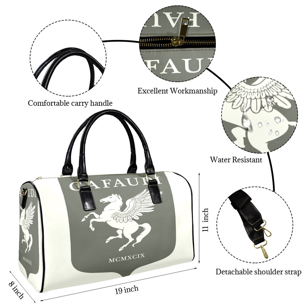 GAFAUDI Leather Travel Bag-Small