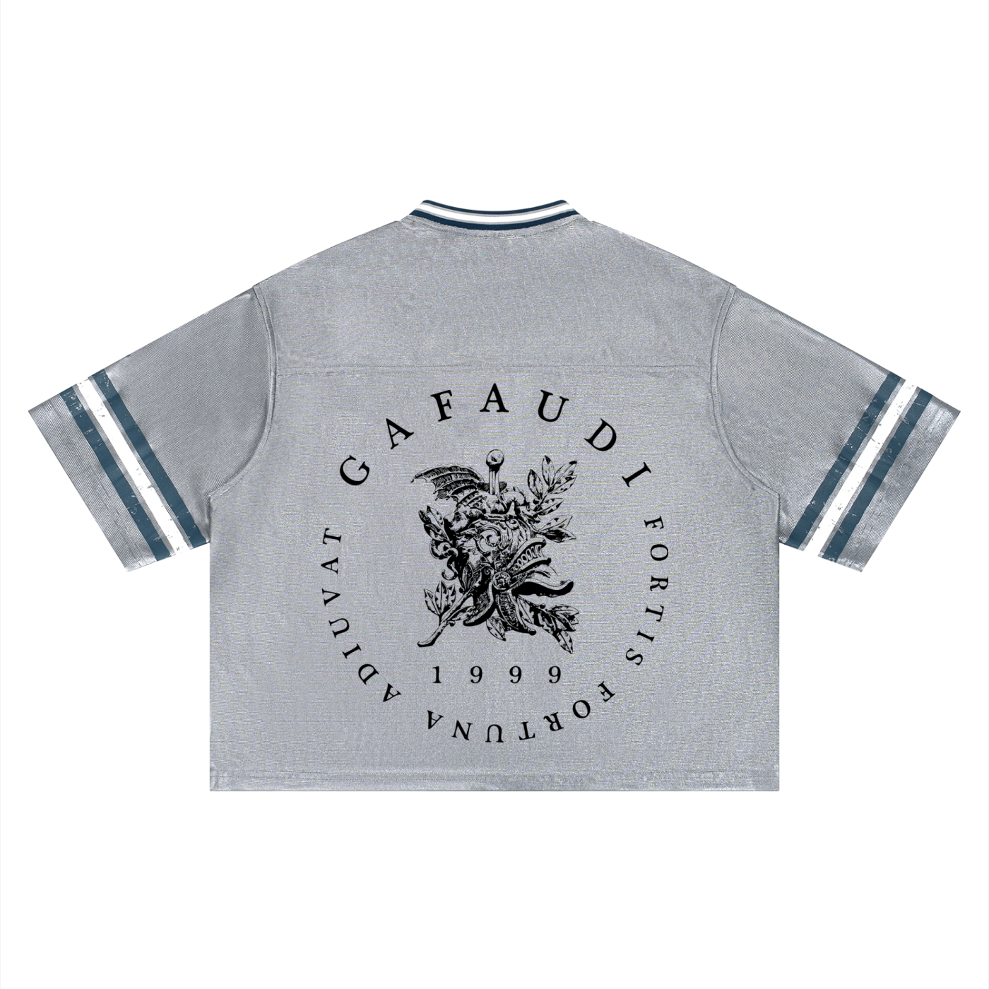 GAFAUDI Unisex Boxy Striped Soccer Jersey