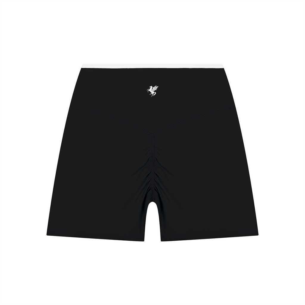 GAFAUDI Women’s High Rise Color Block Yoga Shorts
