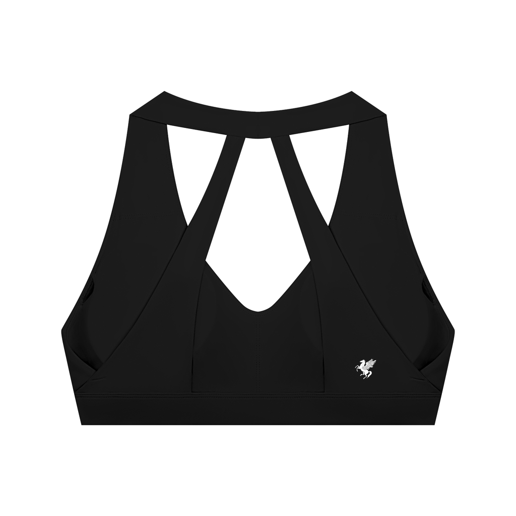 Women's Halter Cropped Sports Bra