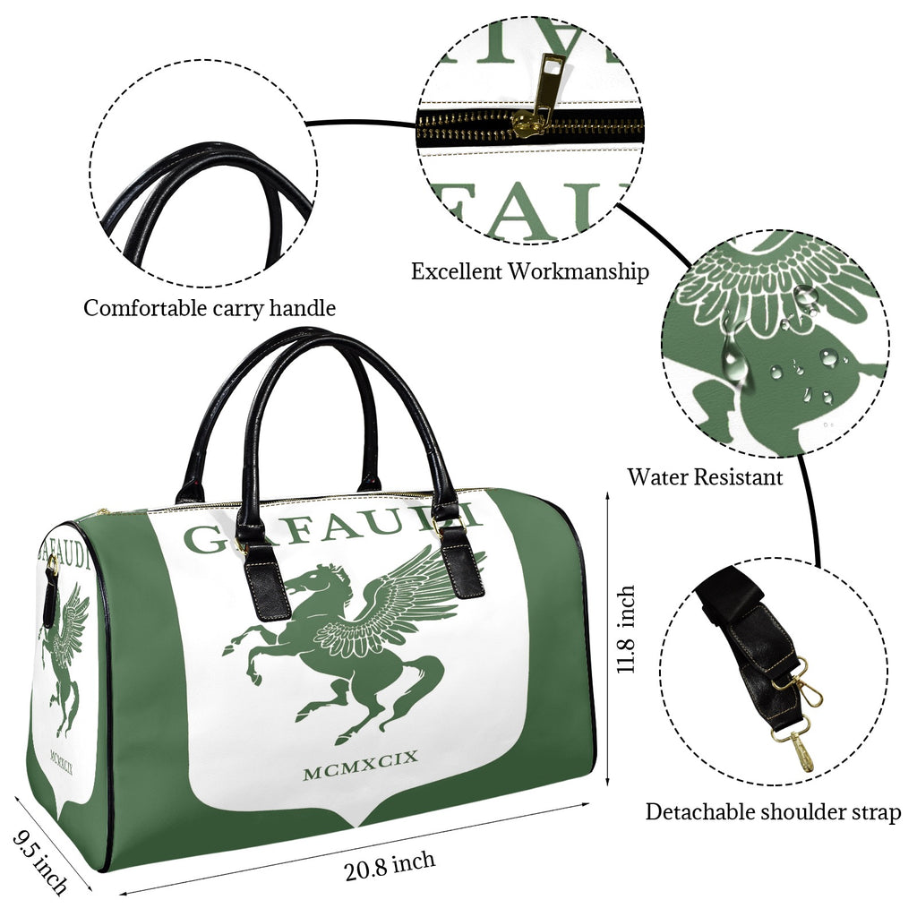 GAFAUDI Leather Travel Bag-Large