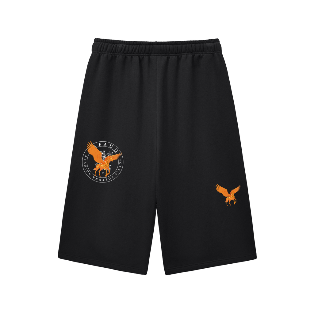 Relaxed Drawstring Three-quarter Sweatpants