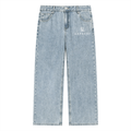GAFAUDI Unisex Vintage Wash Straight Leg Jeans