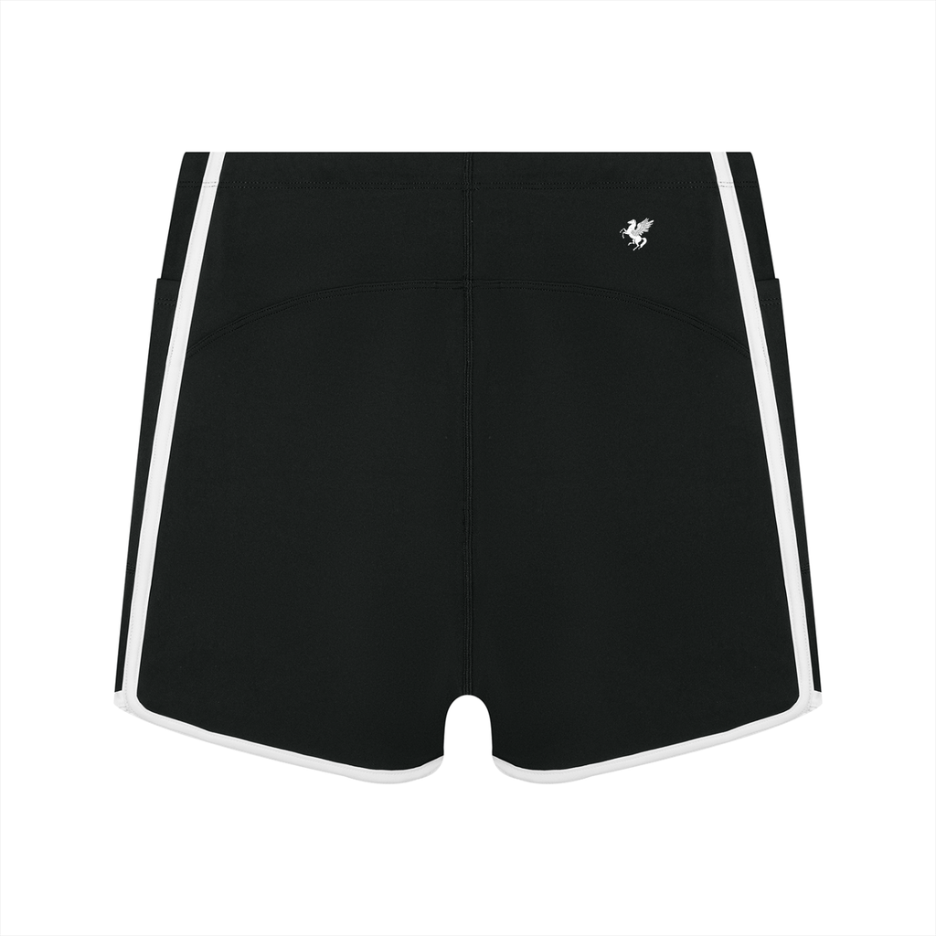 GAFAUDI Women's High Rise Color Block Yoga Shorts