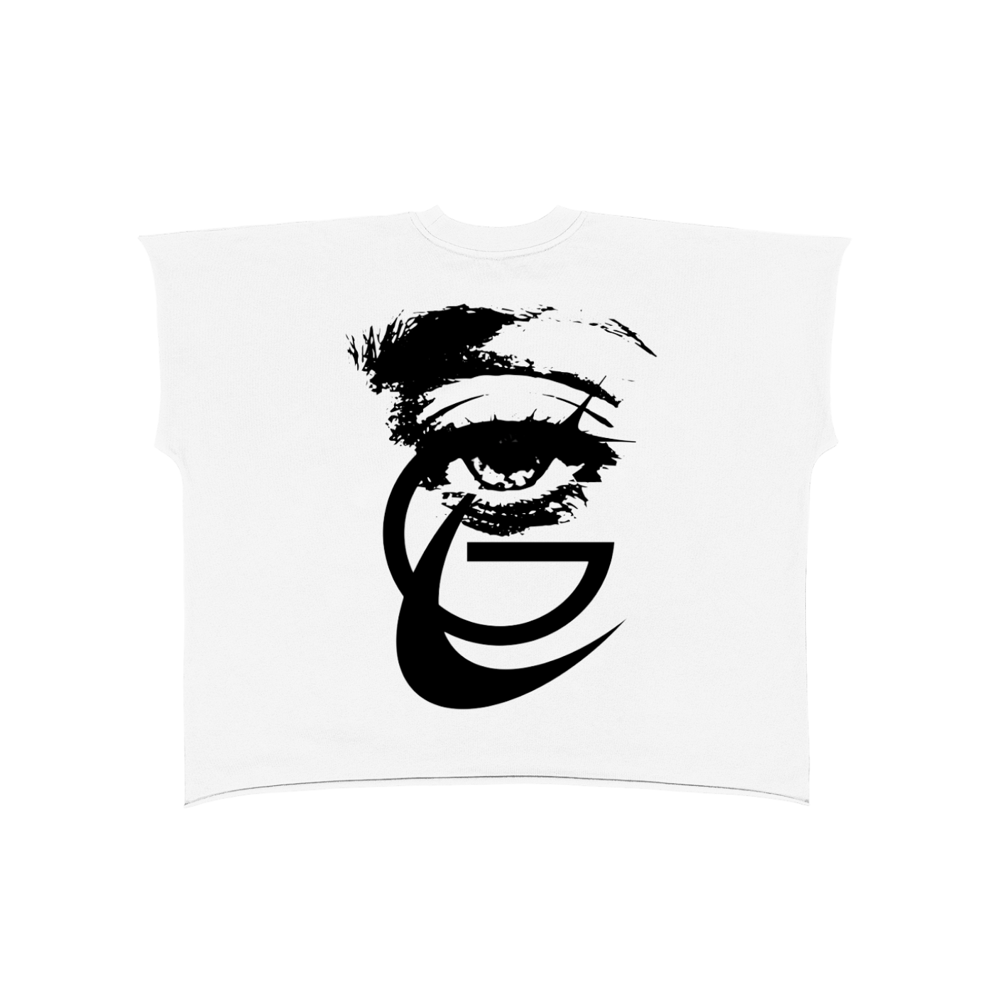 GAFAUDI "Stella Nova" Raw Edge Boxy Non-Shrink T-Shirt