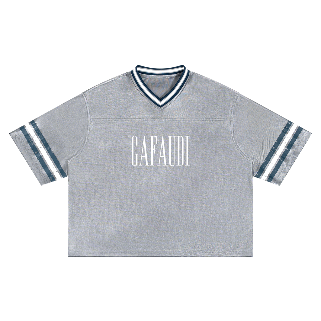 GAFAUDI Unisex Boxy Striped Soccer Jersey