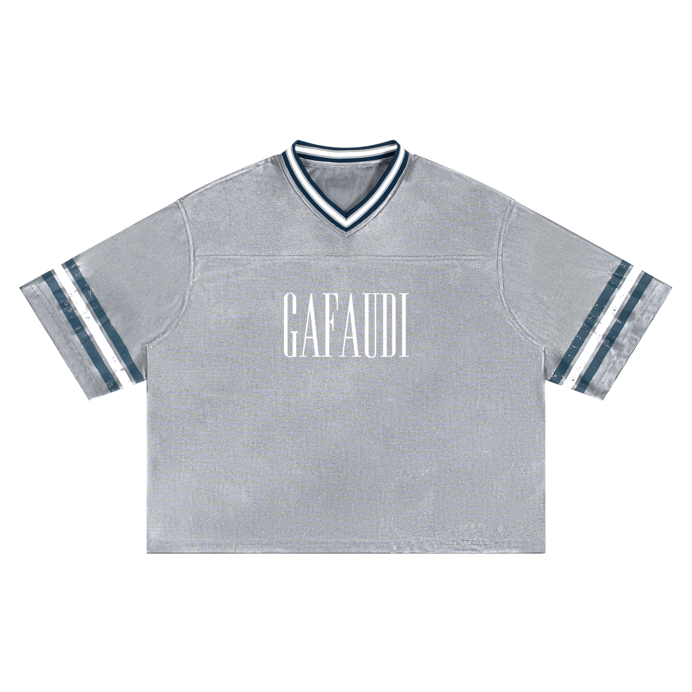 GAFAUDI Unisex Boxy Striped Soccer Jersey