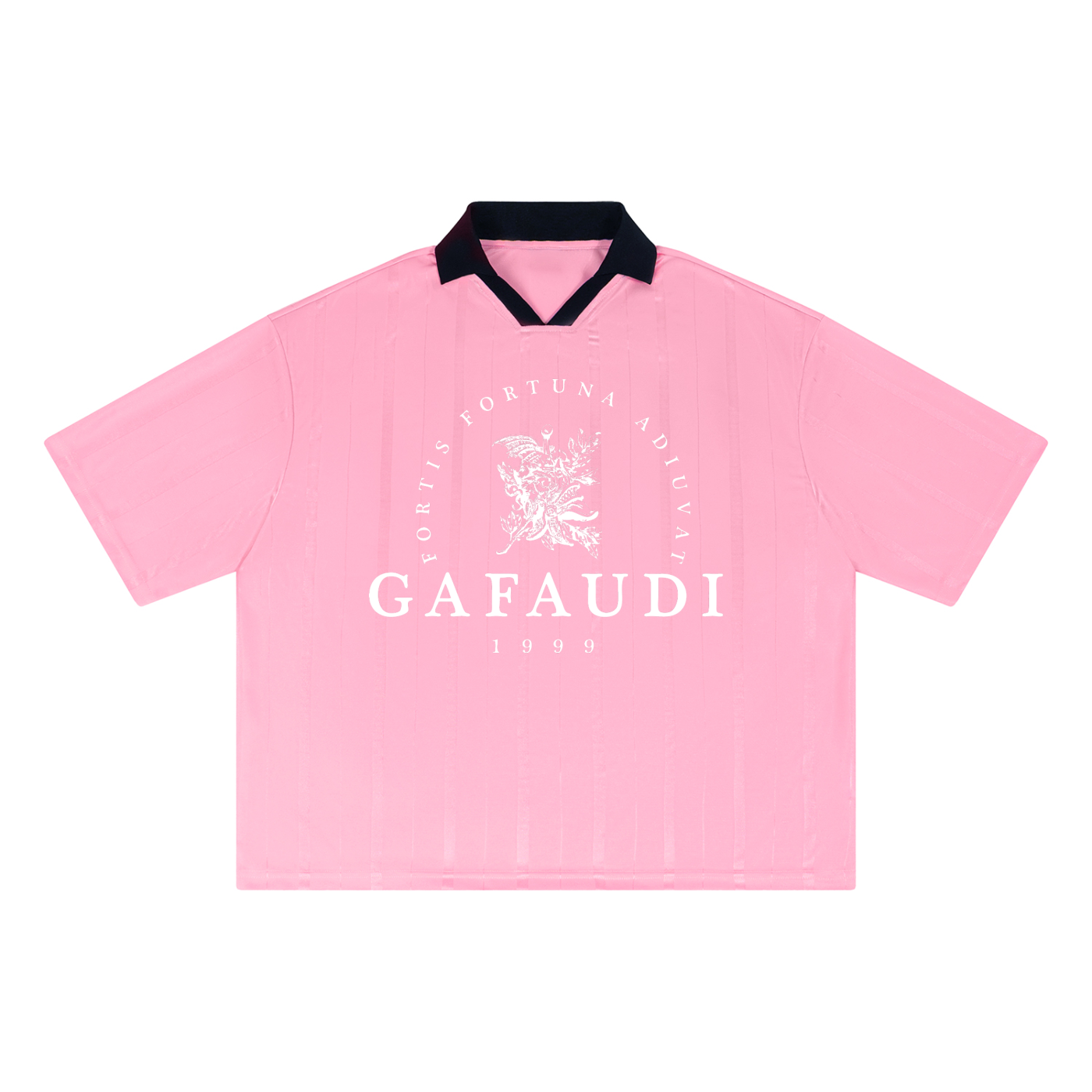 GAFAUDI Unisex Striped Boxy Soccer Jersey