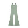 GAFAUDI Women’s Halter Flared Jumpsuit