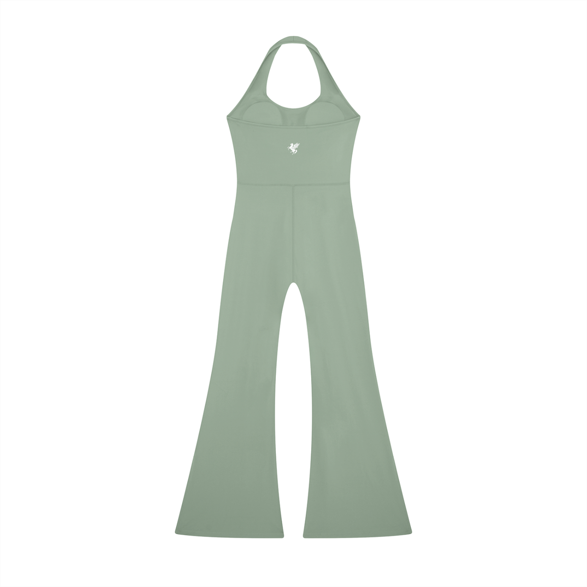 GAFAUDI Women’s Halter Flared Jumpsuit