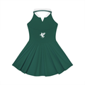 GAFAUDI Women's Collared Halter A-Line Tennis Dress