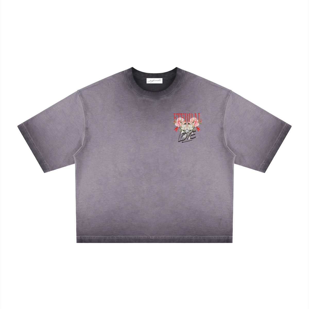 GAFAUDI Unisex Reverse Dyed Boxy T-Shirt