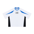 GAFAUDI Unisex Oversized Color Block V-Neck T-Shirt
