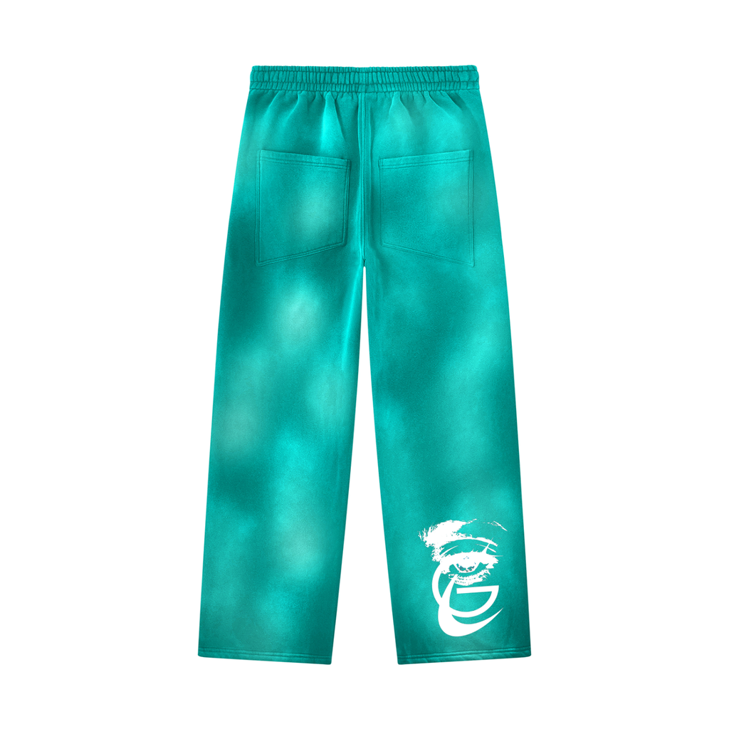 Unisex Sunfade Wide Leg Fleece Sweatpants