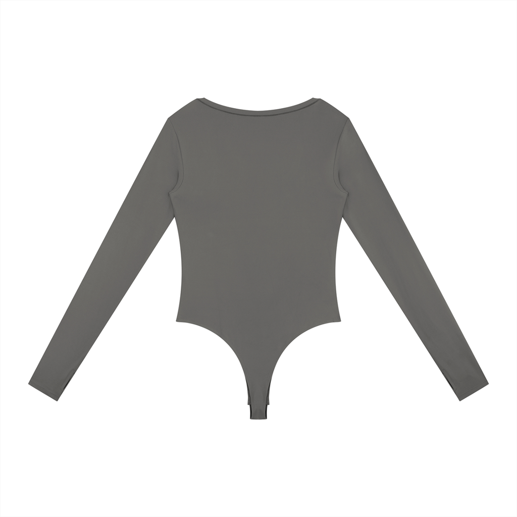 GAFAUDI Women's Tight Long Sleeve Yoga Bodysuit