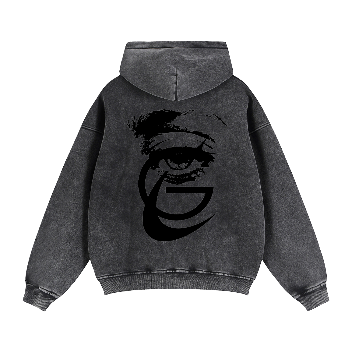 GAFAUDI Zip-Through Boxy Fleece Hoodie