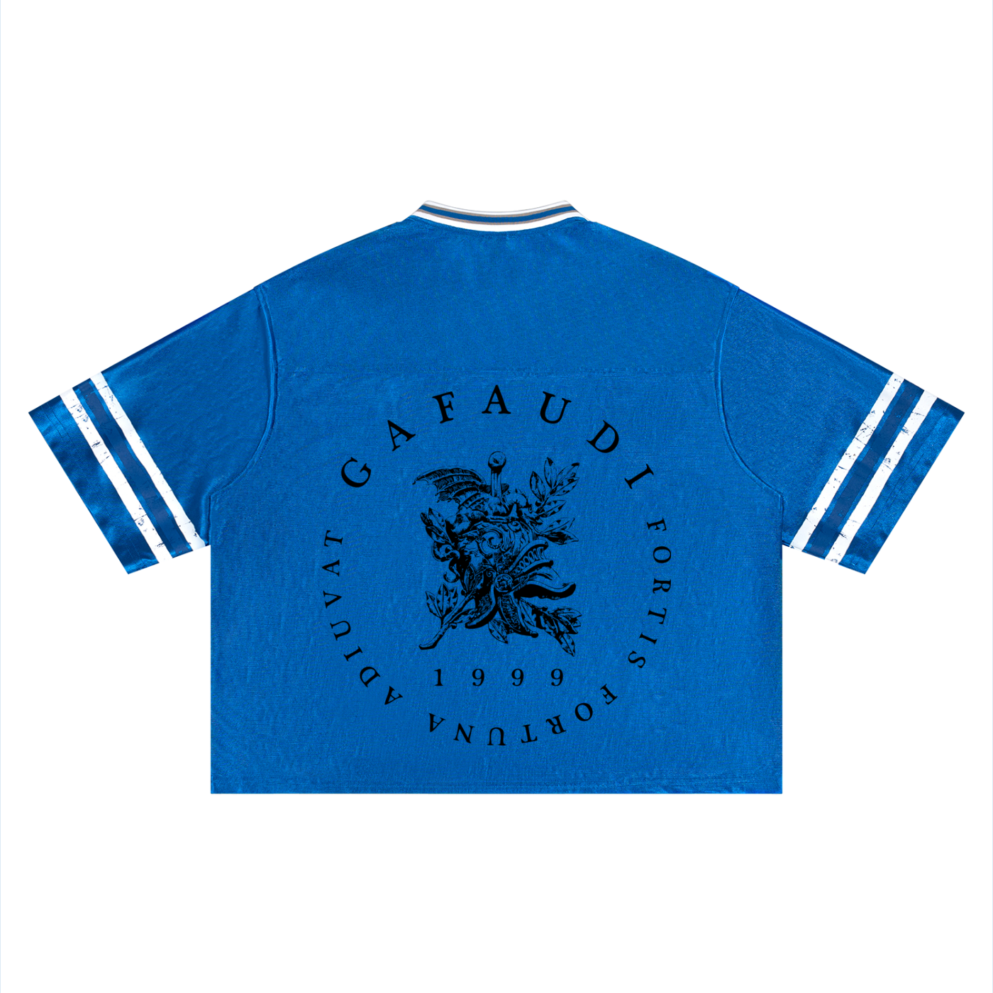 GAFAUDI Unisex Boxy Striped Soccer Jersey