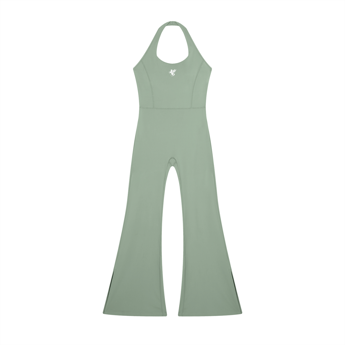 GAFAUDI Women’s Halter Flared Jumpsuit