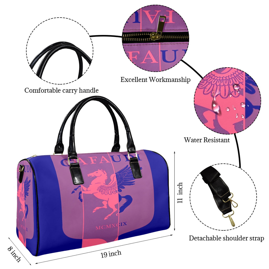 GAFAUDI Leather Travel Bag-Small