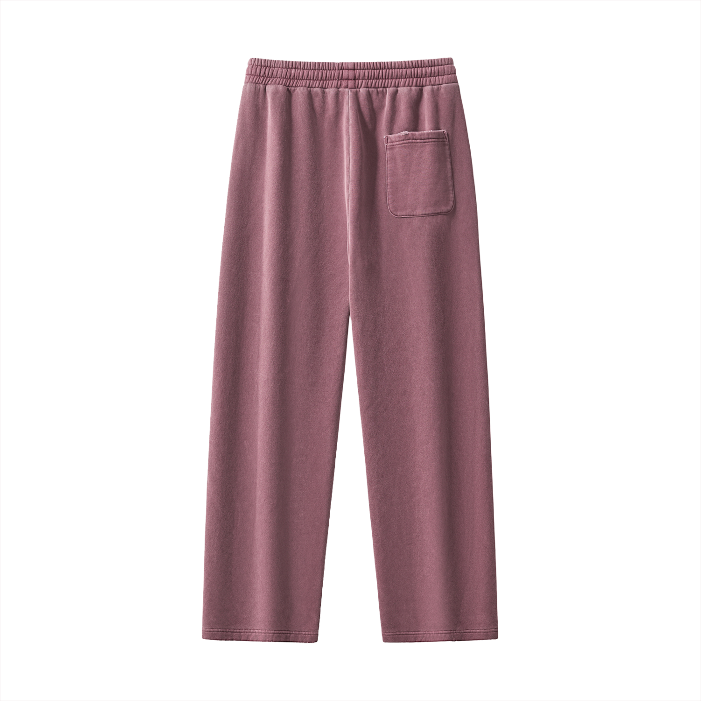 GAFAUDI Frayed Enzyme Washed Fleece Sweatpants