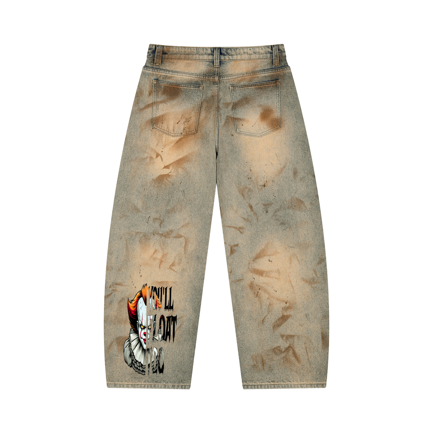 GAFADUI Men’s Vintage Wash Barrel Leg Jeans
