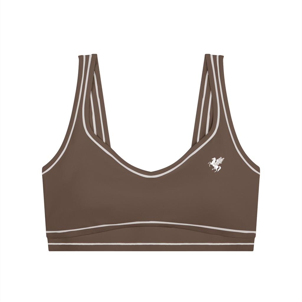 GAFAUDI Women’s Topstitching Yoga Sports Bra