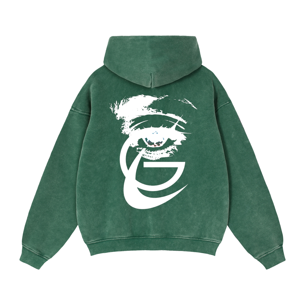 GAFAUDI Zip-Through Boxy Fleece Hoodie