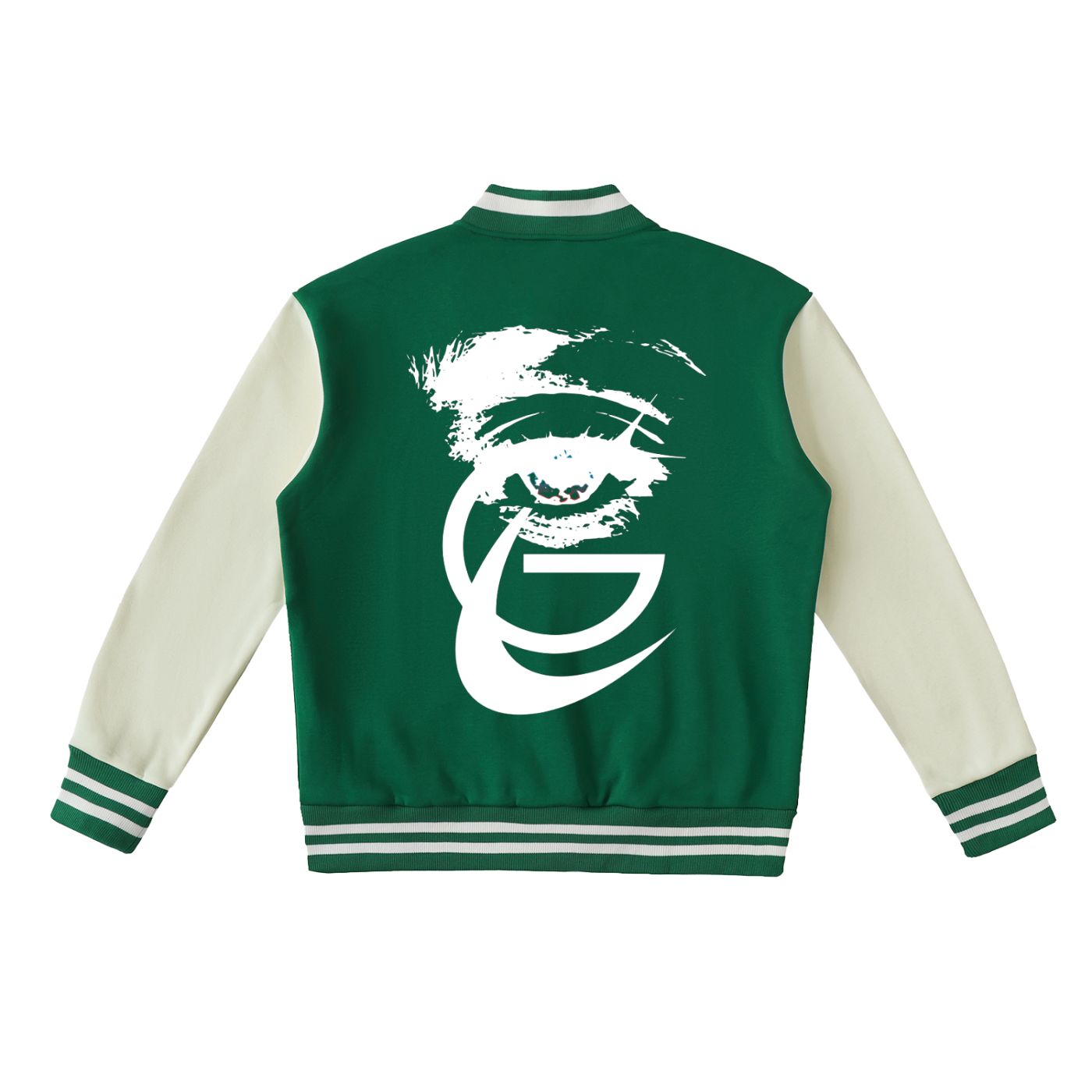 GAFAUDI "Stella Nova" Two-Tone Fleeced Varsity Jacket