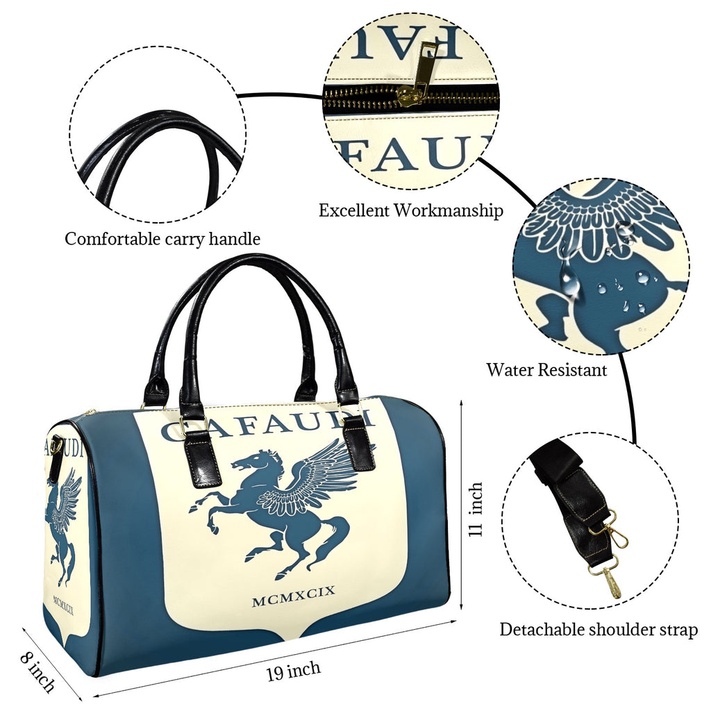 GAFAUDI Leather Travel Bag-Small