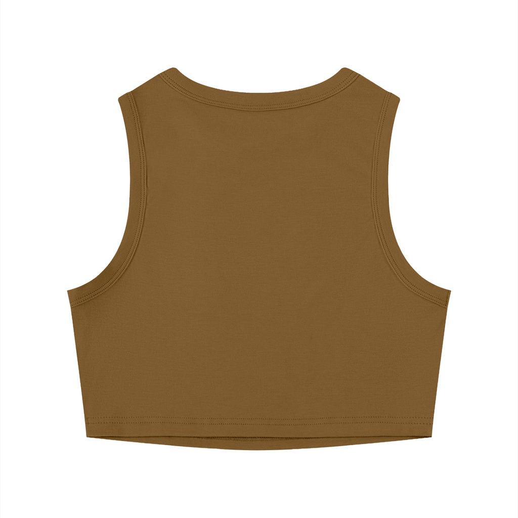 GAFAUDI Women's Tight Crewneck Crop Tank Top