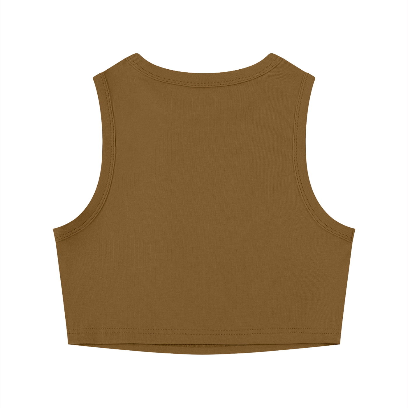 GAFAUDI Women's Tight Crewneck Crop Tank Top
