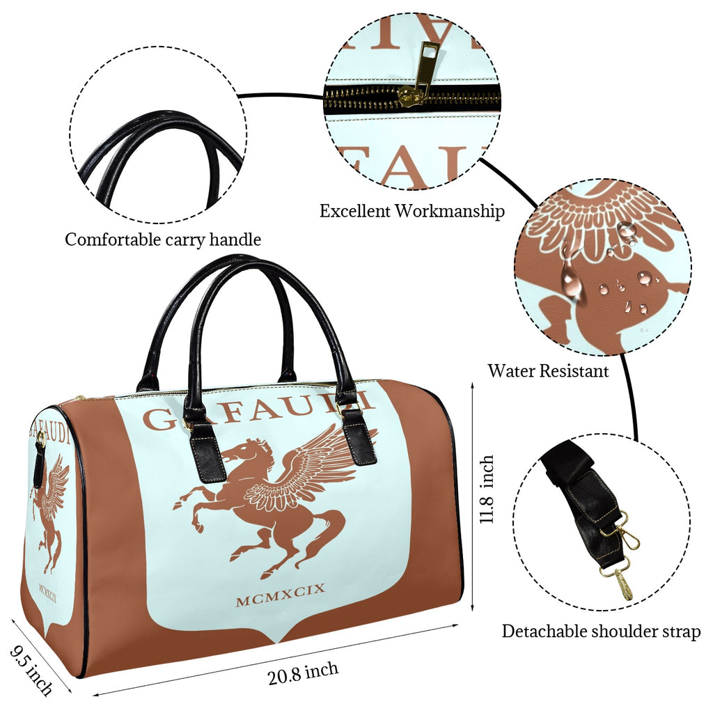 GAFAUDI Leather Travel Bag-Large