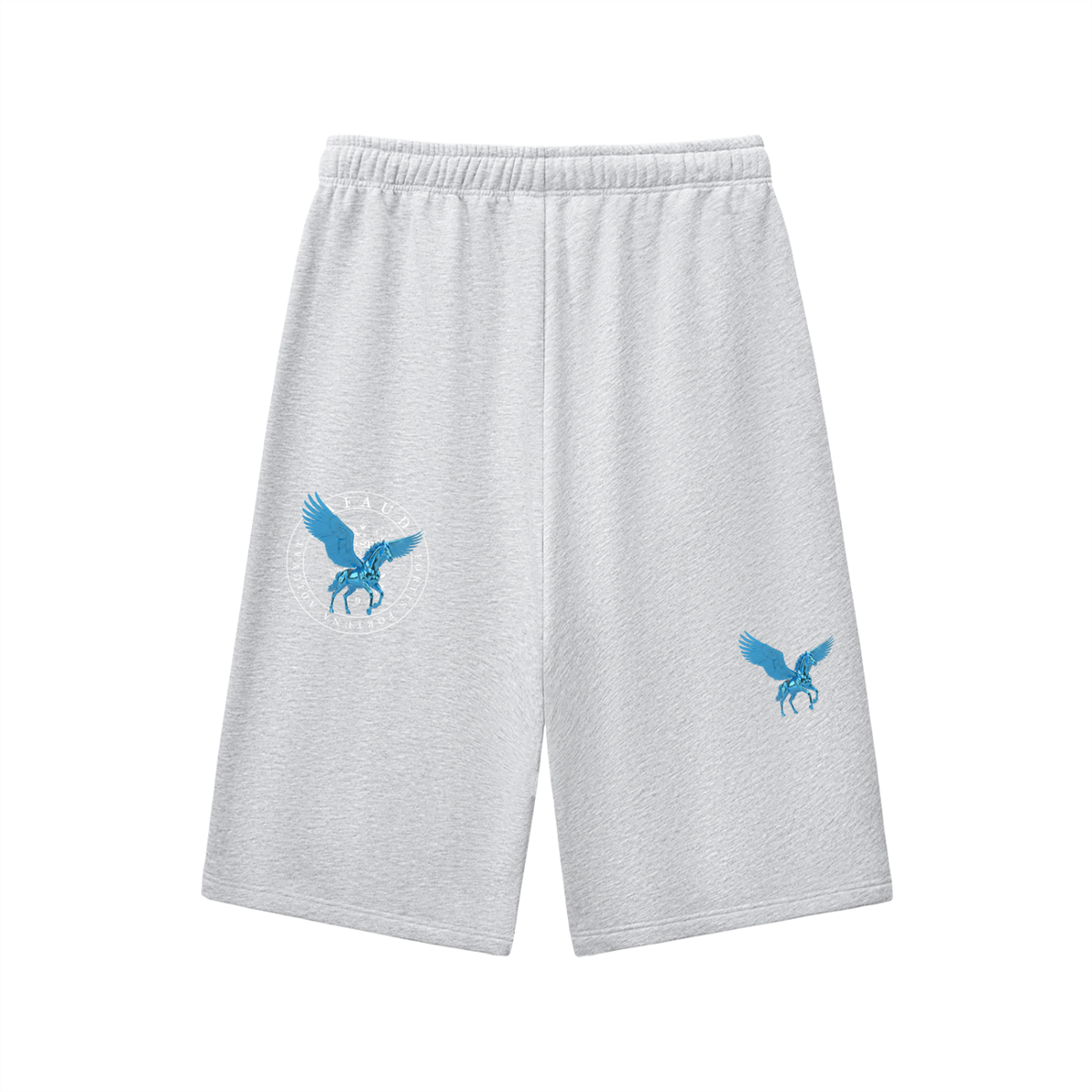 GAFAUDI Relaxed Drawstring Three-quarter Sweatpants