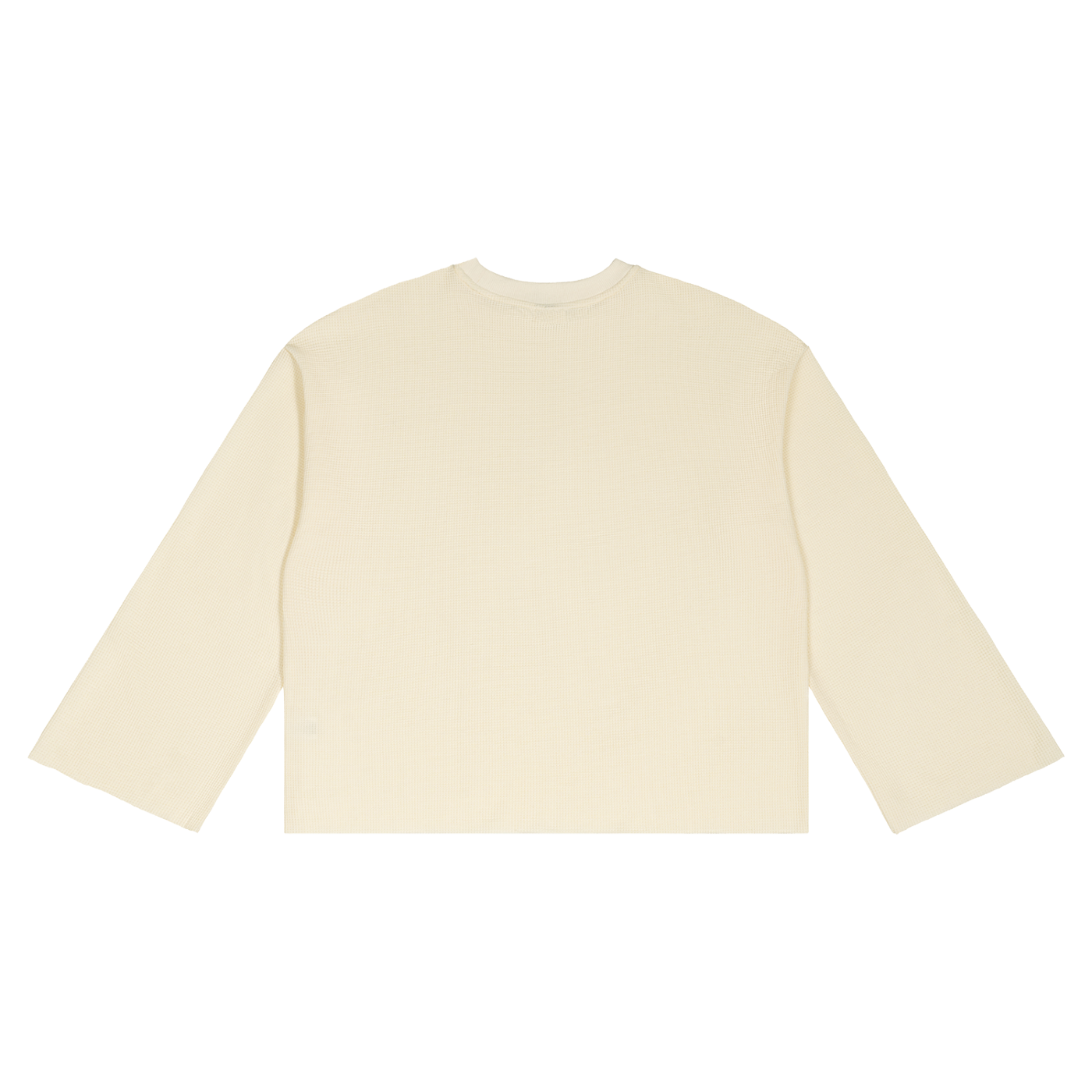 GAFAUDI Unisex Waffle Raw Edge T-Shirt
