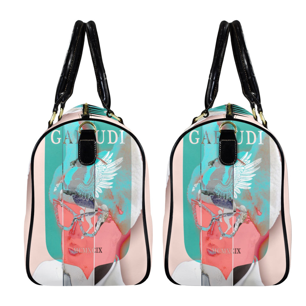 GAFAUDI "Virgil Abloh" Leather Travel Bag-Small