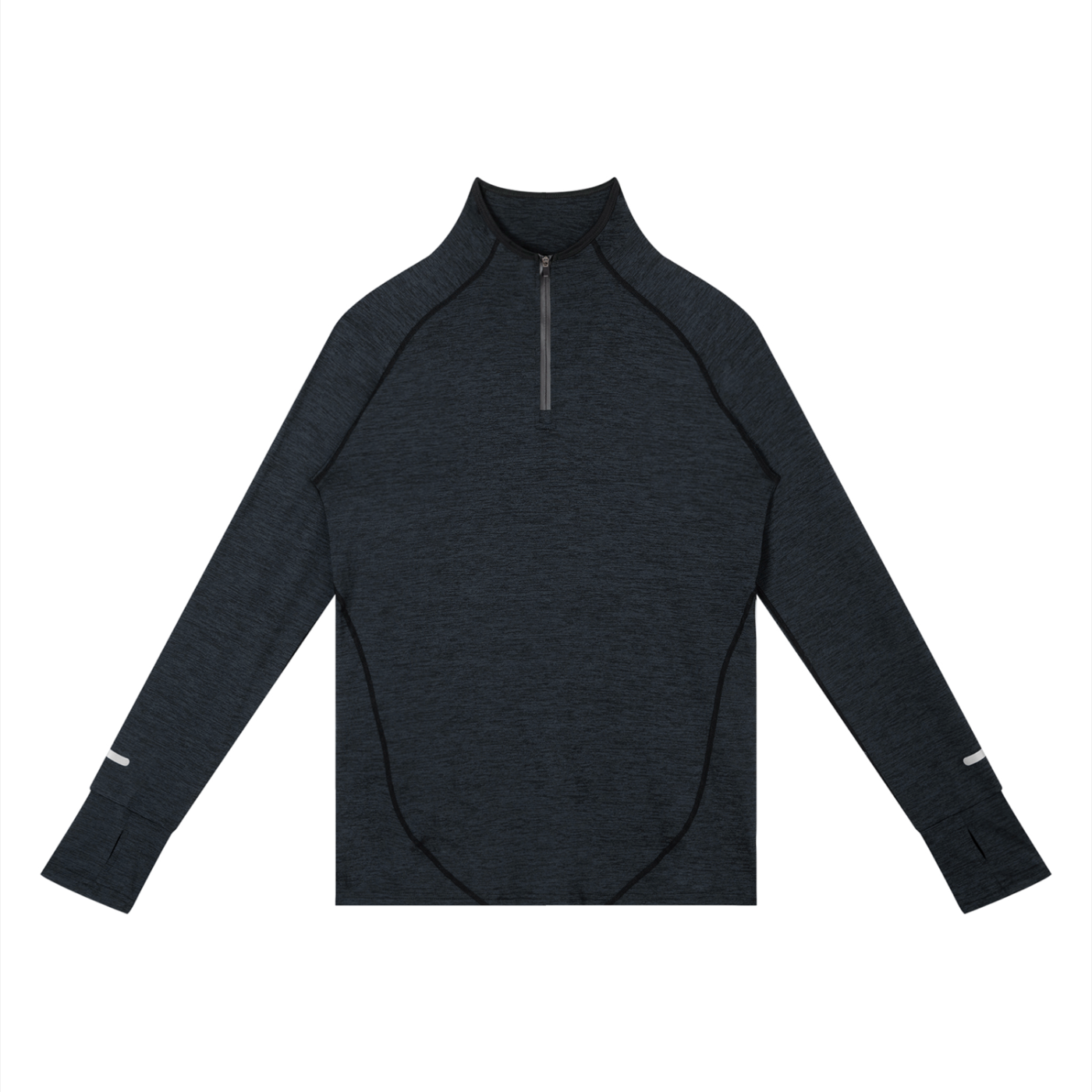 GAFAUDI Men's Quarter-Zip Raglan Training T-Shirt