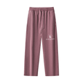 GAFAUDI Frayed Enzyme Washed Fleece Sweatpants