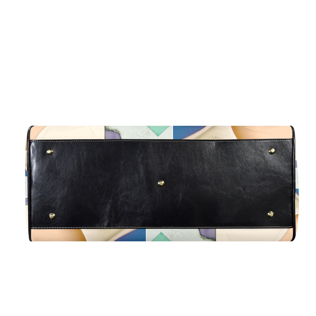 GAFAUDI "Virgil Abloh" Leather Travel Bag-Small