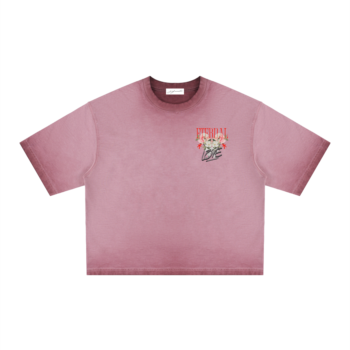 GAFAUDI Unisex Reverse Dyed Boxy T-Shirt