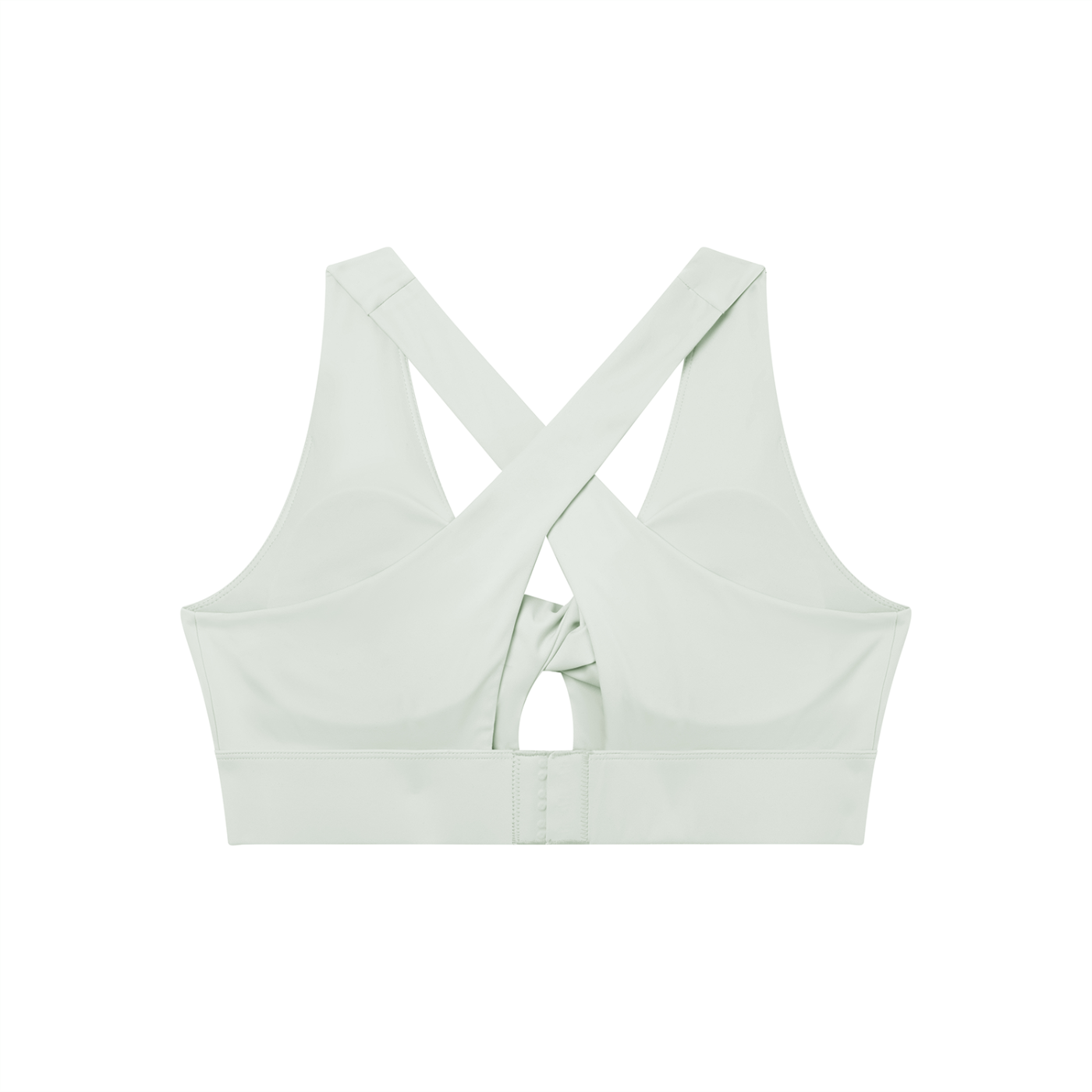 GAFAUDI Women's Twist Front V-Neck Sports Bra