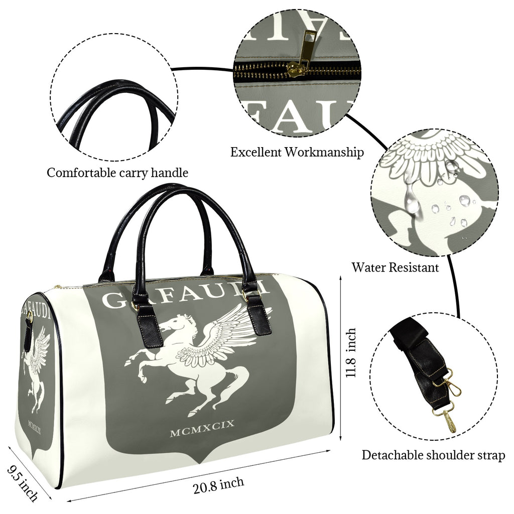 GAFAUDI Leather Travel Bag-Large