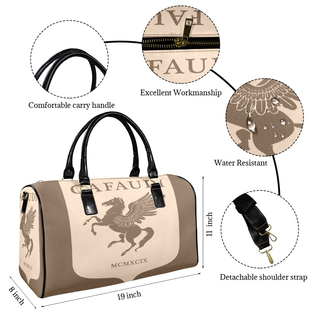 GAFAUDI Leather Travel Bag-Small