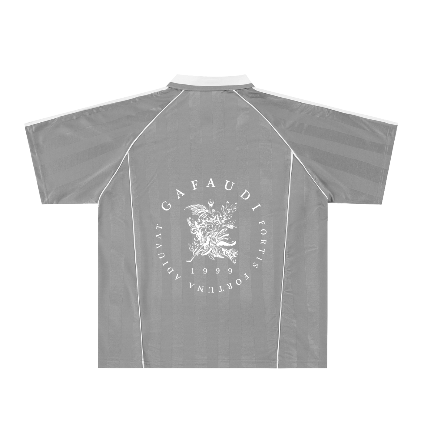 GAFAUDI Shadow Stripe Collared Soccer Jersey